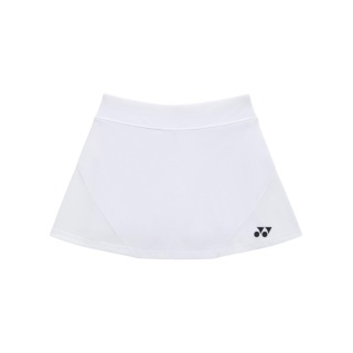 Yonex Sportowa spódnica treningowa z wewnętrznymi szortami 26194J (100% poliester) 2026 biała dziewczęca